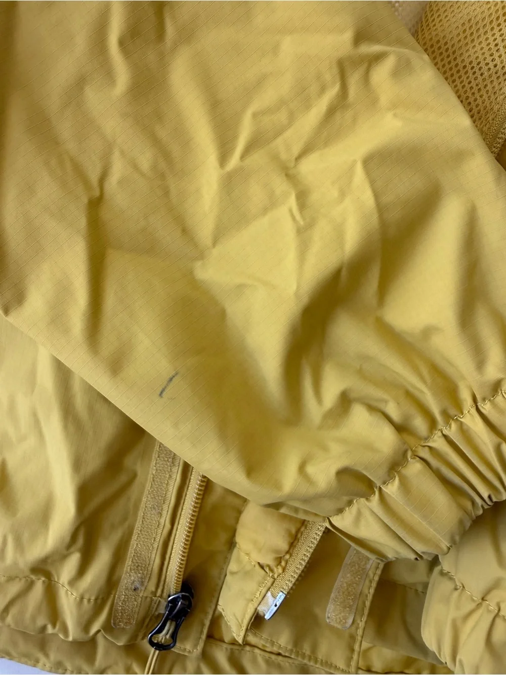 The North Face Men's Mustard Yellow Windbreaker Jacket